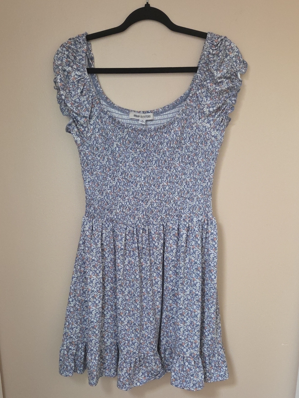 Urban Outfitters Blue Floral Mini Dress